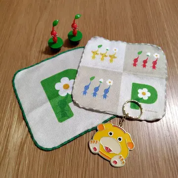 피크민 오친 키링 피크민 미니 타월 2장 피크민 2체 묶음 판매