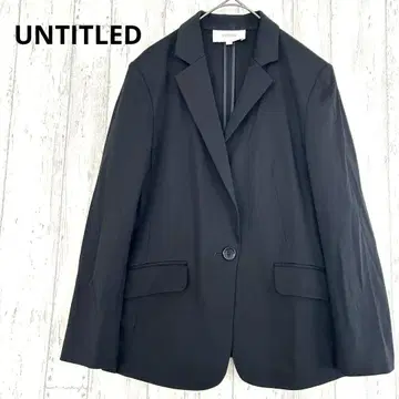 언타이틀 UNTITLED 테일러드 자켓 [ M ] 원버튼 블랙