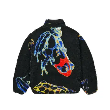 PALACE FROGGER REVERSIBLE FLEECE BlACK