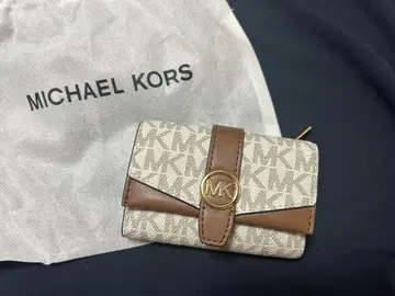 MICHAEL KORS 키케이스 베이지/브라운