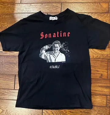 키타노 타케 소나치네 키타노 블루 T셔츠 명작 영화 빈티지 그 남자