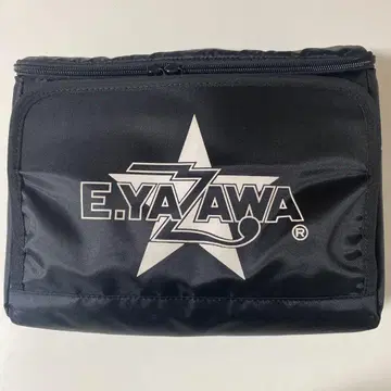 E.YAZAWA 블랙 나일론 파우치