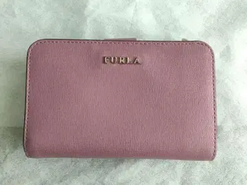 FURLA 훌라 이단 접이식 지갑 핑크 퍼플 사이프