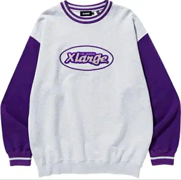 XLARGE 그레이 퍼플 트레이닝복 M