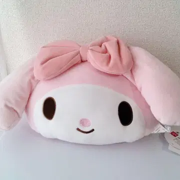 마이멜로디 산리오 봉제 인형 모찌모찌 쿠션 페이스 쿠션