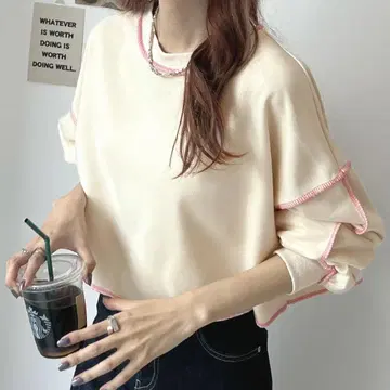 ABYS 링킹 크롭 풀오버