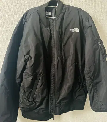 THE NORTH FACE 블랙 MA-1 자켓