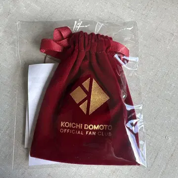 새상품 KOICHI DOMOTO 도모토 코이치 FC 머리끈 복조리 빨간색