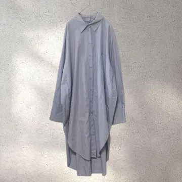 ZARA 자라 오버 사이즈 셔츠 원피스 긴팔 롱 기장 XS