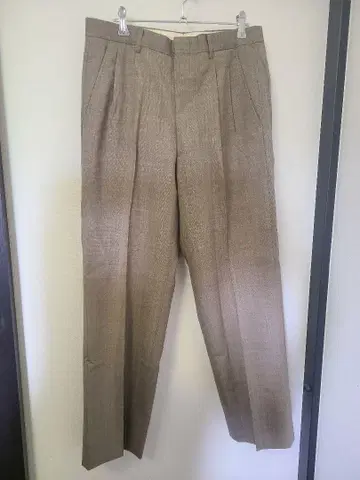japan vintage 삼양상회 울 100% 베이지 슬랙스