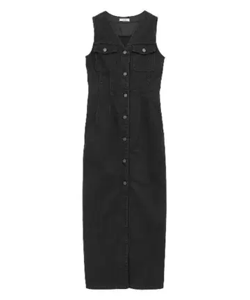 CLANE SLEEVELESS LADY DENIM ONEPIECE