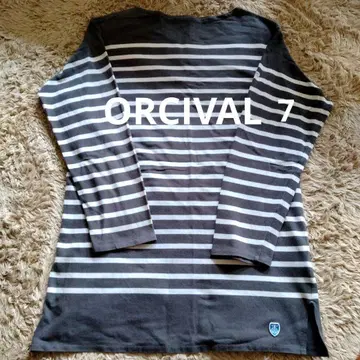 ORCIVAL BIG 실루엣 보더 T셔츠 Unisex