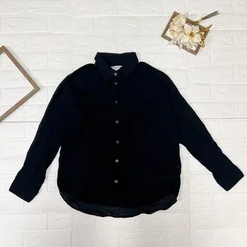 UNIQLO INESDELA FRESSANGE 블랙 긴팔 셔츠 M 사이즈