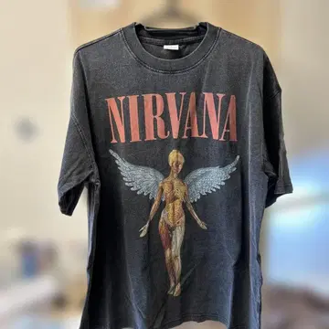 NIRVANA 밴드 티셔츠