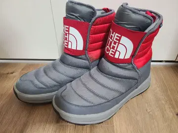 THE NORTH FACE 스노우 부츠 그레이/레드 27.0cm
