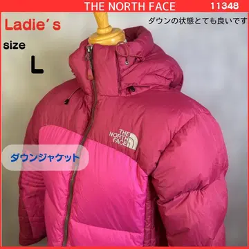 다운 양호 THE NORTH FACE 핑크 다운 자켓 348