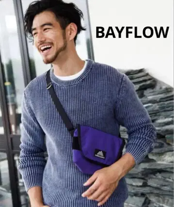 새상품급 BAYFLOW 베이플로우 페이드 컬러 코튼 니트 풀오버