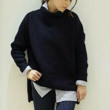 두지엠 클라세 태즈메이니아 라무아제 풀오버 네이비