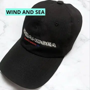 WIND AND SEA 로고캡 블랙