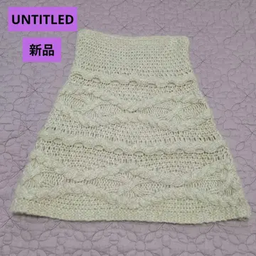미착용 [ UNTITLED ] 니트 스커트