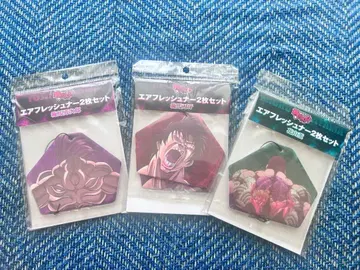 바키 에어 프레셔너 2개입 3 캐릭터 세트 유지로 바키 카잔 새상품