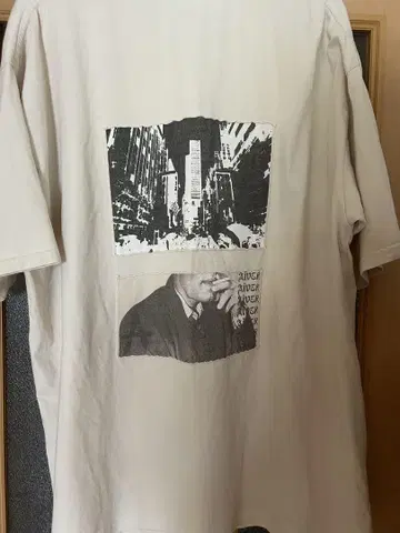 백 프린트 T셔츠