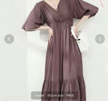 시원한 느낌의 와셔 카슈쿨 원피스