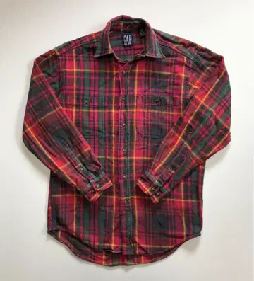 올드 GAP 플란넬 셔츠 90s 캐나다제 빈티지 플란넬 구제 의류