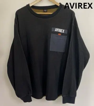 AVIREX 블랙 트레이닝복 2XL