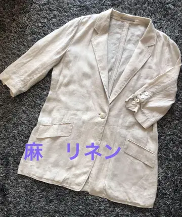 린넨 리넨 자켓 사이즈 L