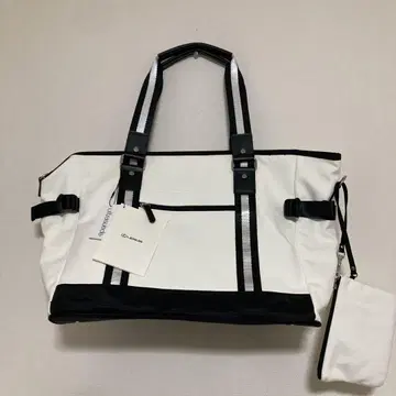 LEXUS 화이트 토트백 ultrasuede