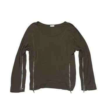 00s-10s DRIES VAN NOTEN 지퍼 본지티 맨투맨