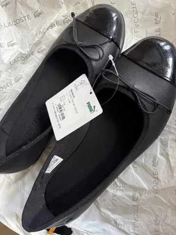 PUMA 블랙 발레 슈즈 25cm