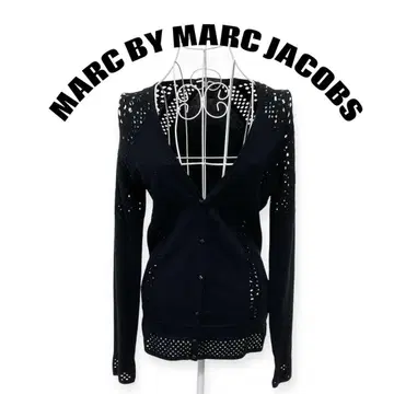 MARC BY MARC JACOBS 블랙 긴팔 가디건 울 혼방 xs