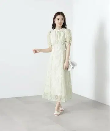 질 바이 질 스튜어트 컬러 레이스 원피스