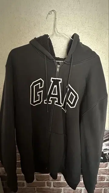GAP 블랙 후드티 L 사이즈