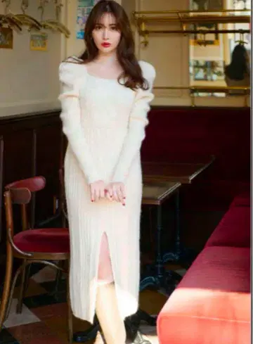 [ Herlipto ] Bambina Cable Knit Dress M