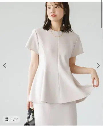 플레어 반팔 상의
