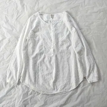 새상품급 L.L.Bean 블라우스 전체 레이스
