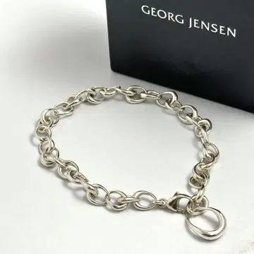 GEORG JENSEN 433 오프스프링 링크 팔찌 실버