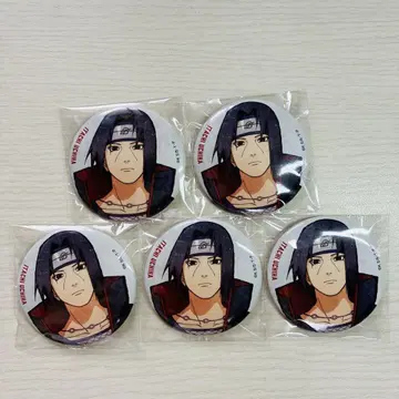 NARUTO 우치하 이타치 베이스야드 캔뱃지 5종 세트