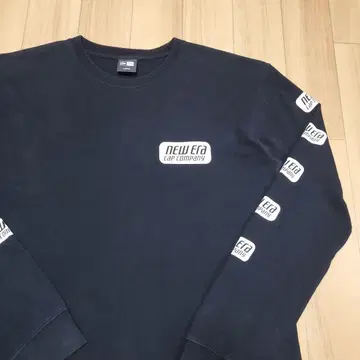NEW ERA 뉴에라 3면 로고 프린트 긴팔 T셔츠 롱티