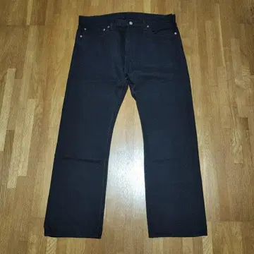 R.J.Blues 블랙 팬츠 W36 L36 플랫 헤드