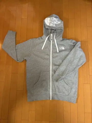 THE NORTH FACE 그레이 지퍼 후드티 XL