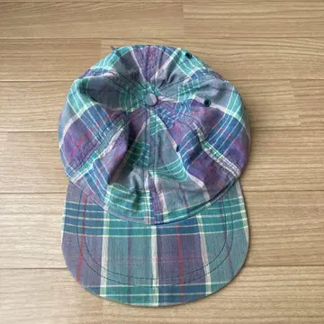 90s usa제 L.L.Bean 마드라스 체크 캡