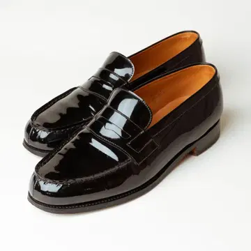 제이엠 웨스통 #180 블랙 패턴트 레더 size 6D