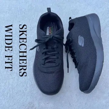 SKECHERS WIDE FIT MEMORY FORM 스니커즈 블랙