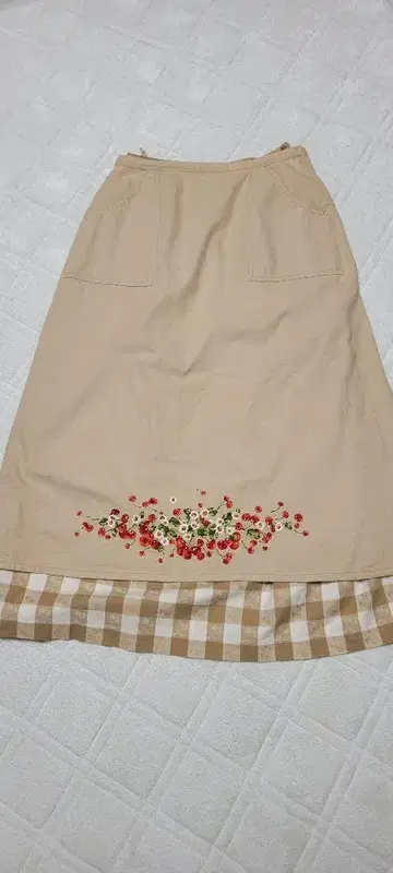 핑크하우스, 에이프런 포함 롱 스커트