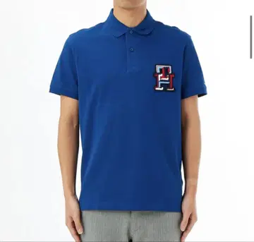 TOMMY 피케 셔츠 블루