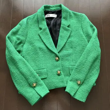 ZARA 가을 시즌 트위드풍 숏 자켓